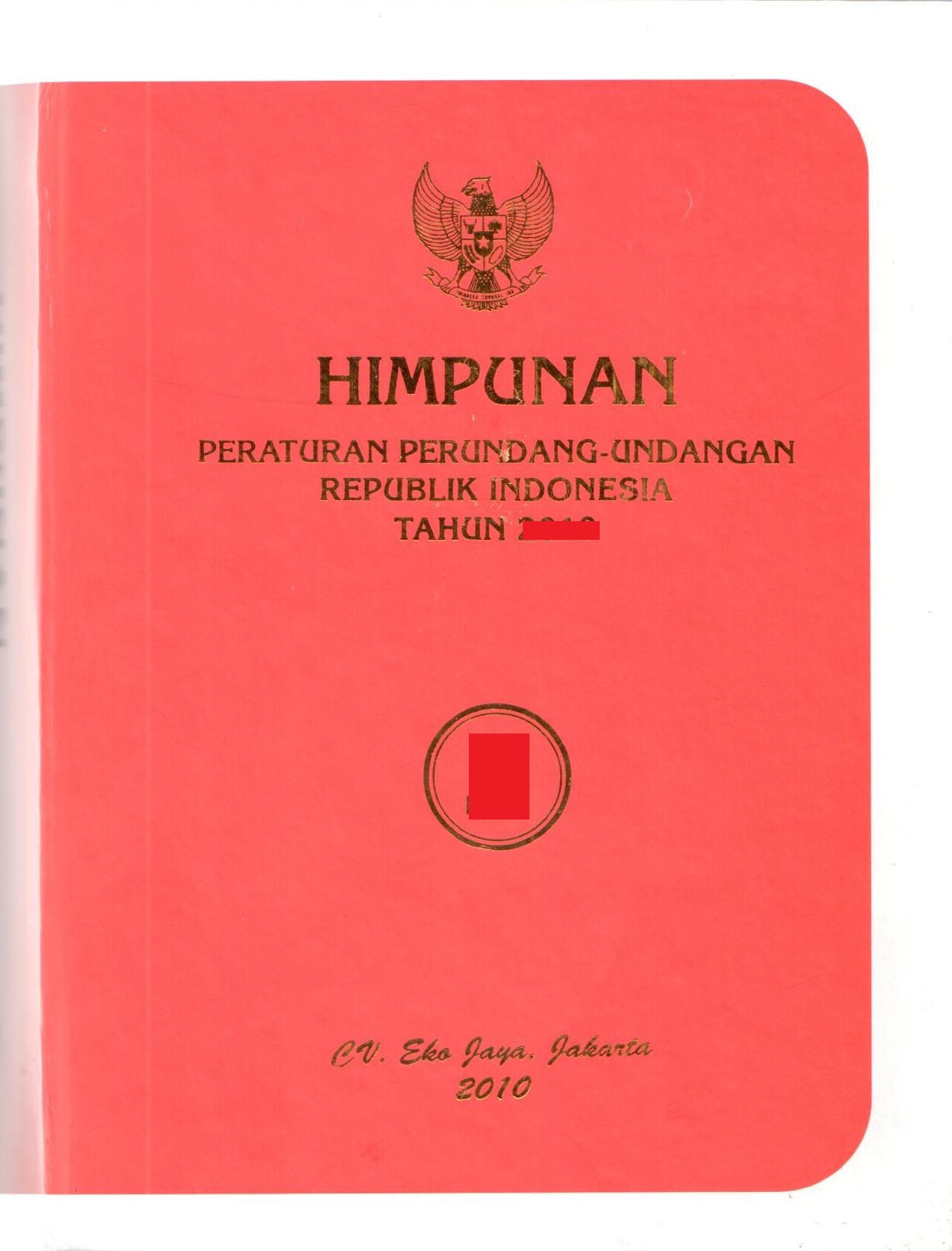 Gambar Himpunan Peraturan Perundang-undangan Republik Indonesia Tahun 2012 Jilid 3