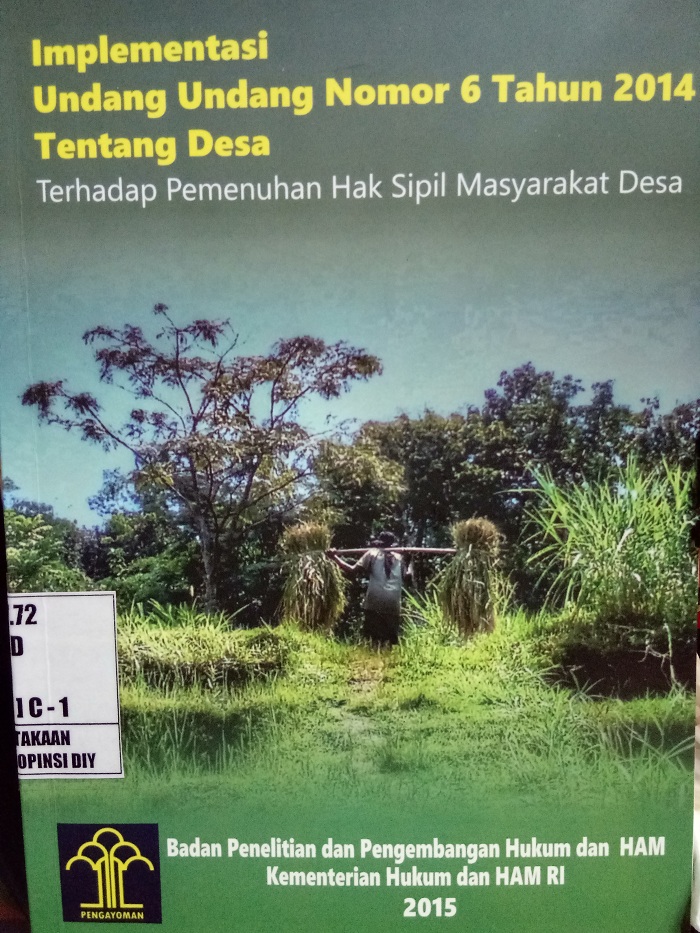 Gambar Implementasi Undang-Undang Nomor 6 Tahun 2014 tentang Desa Terhadap Pemenuhan Hak Sipil Masyarakat Desa