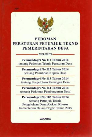 Gambar Pedoman Peraturan Petunjuk Teknis Pemerintahan Desa
