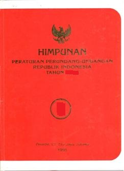 Himpunan Peraturan Perundang-Undangan Republik Indonesia Tahun 1988