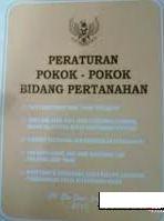 Gambar Peraturan Pokok-Pokok Bidang Pertanahan