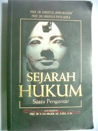 Gambar Sejarah Hukum: suatu pengantar