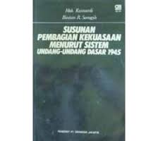 Gambar Susunan pembagian Kekuasaan Menurut Sistem Undang-Undang Dasar 1945