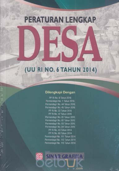 Peraturan Lengkap Desa (UU RI NO 6 TH 2014)