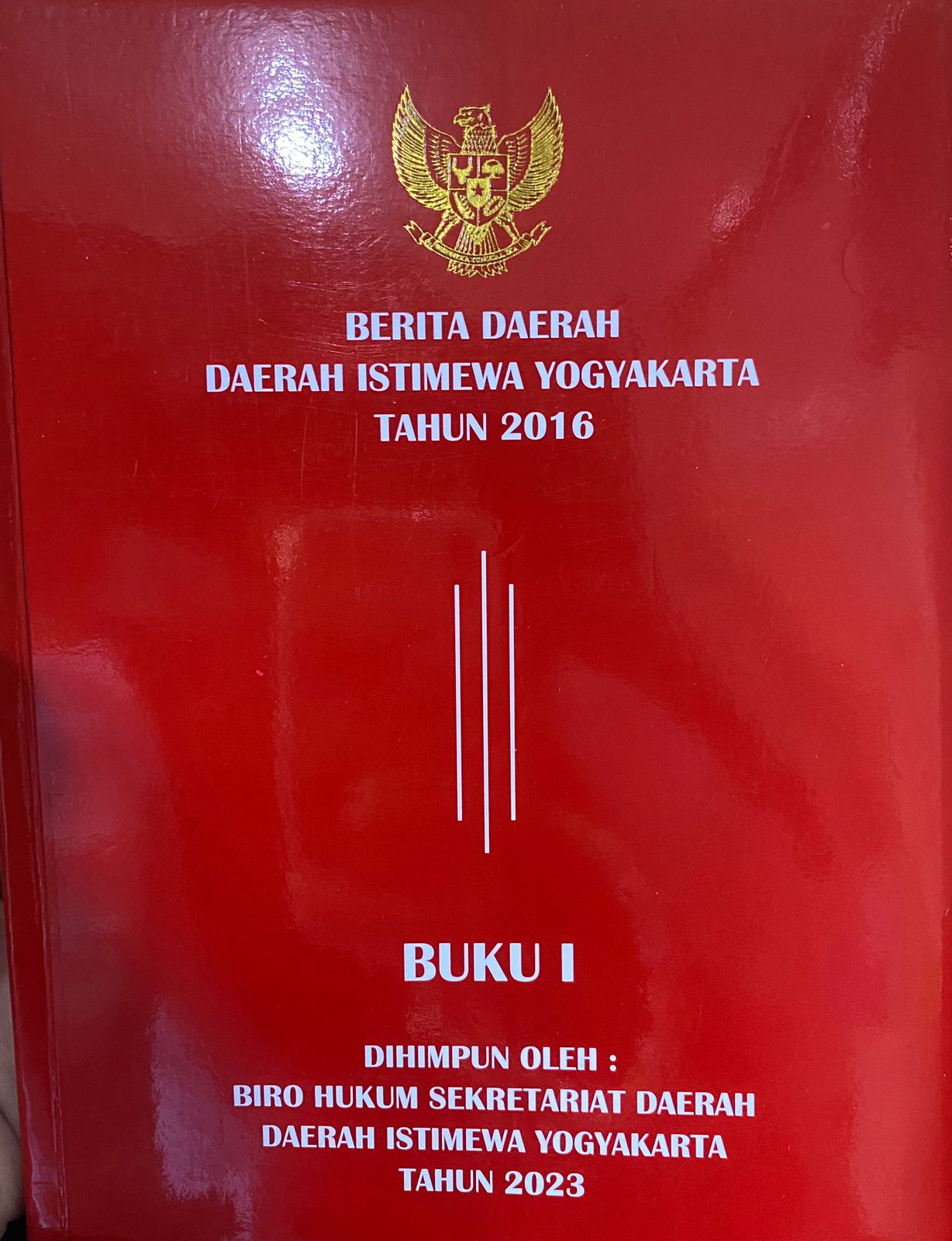Buku Berita Daerah Daerah Istimewa Yogyakarta Tahun 2016