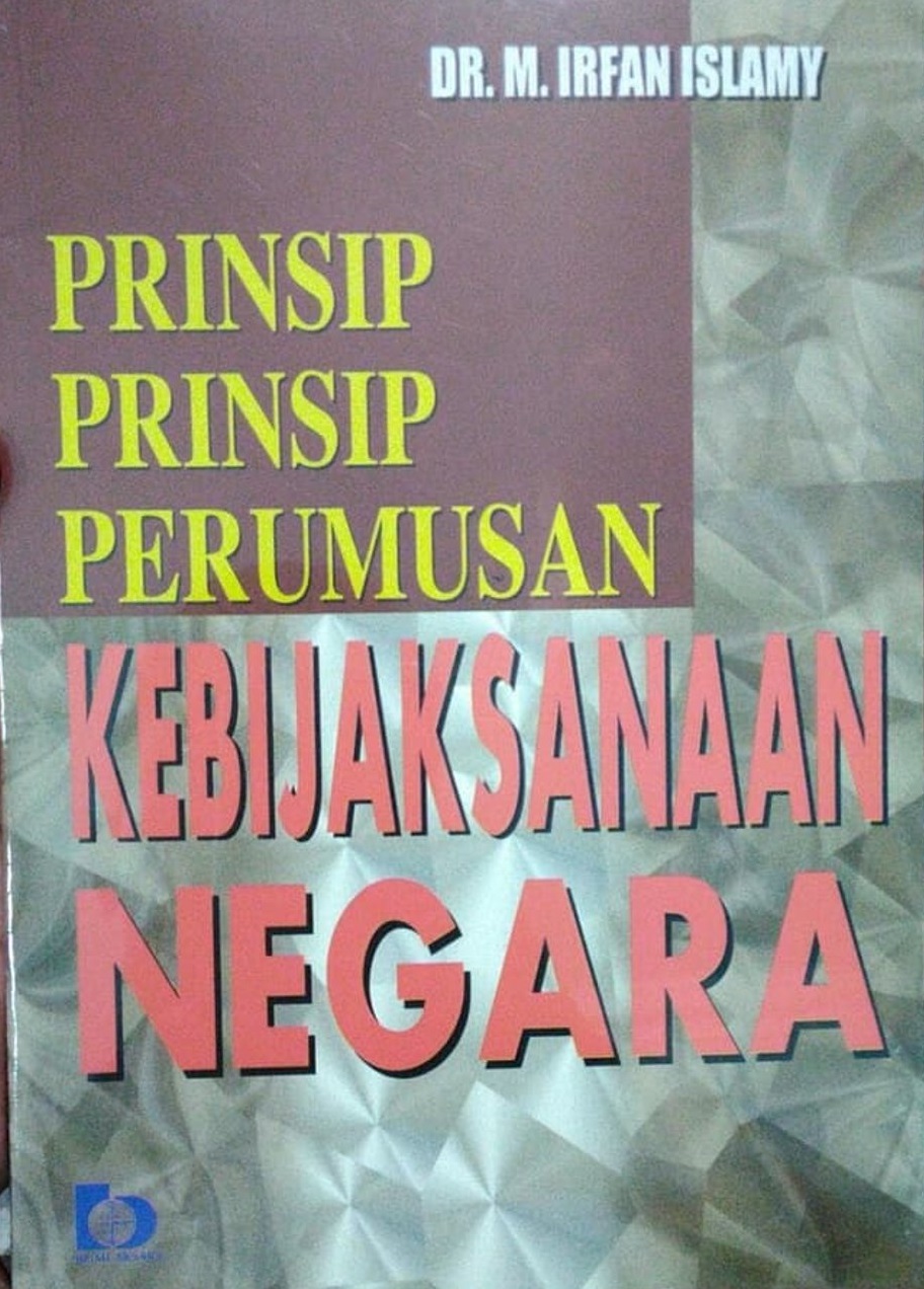 Prinsip-prinsip perumusan kebijaksanaan negara