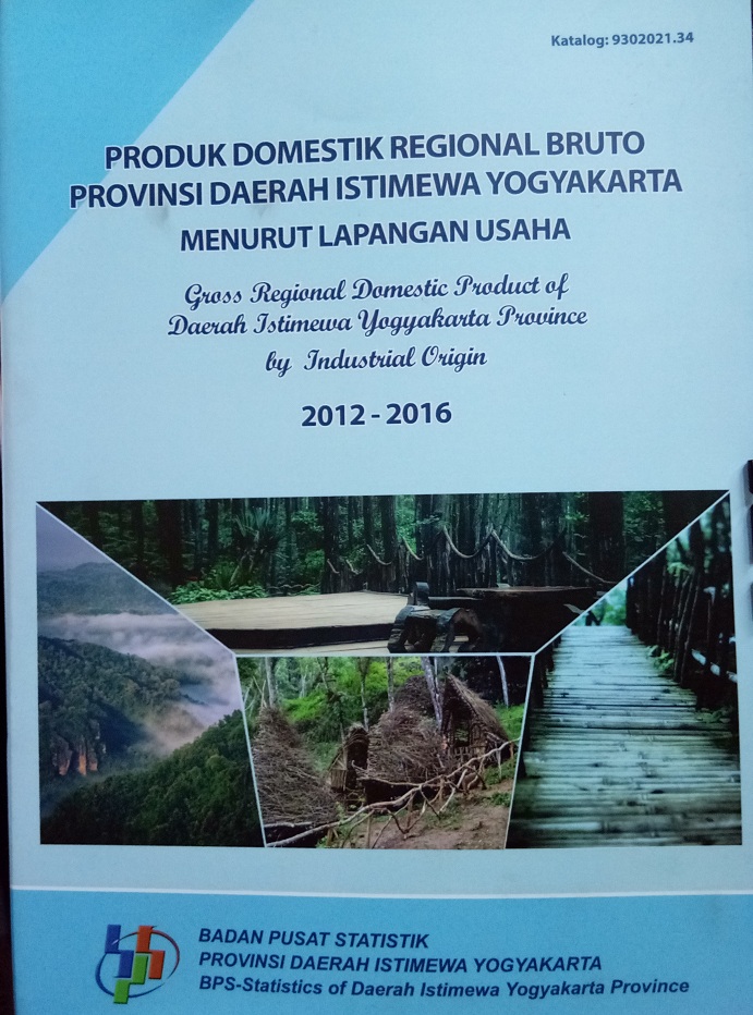 Gambar Produk Domestik Regional Bruto Provinsi Daerah Istimewa Yogyakarta Menurut Lapangan Usaha - Gross Regional Domestic Product of Daerah Istimewa Yogyakarta Province by Industrial Origin tahun 2012 - 2016