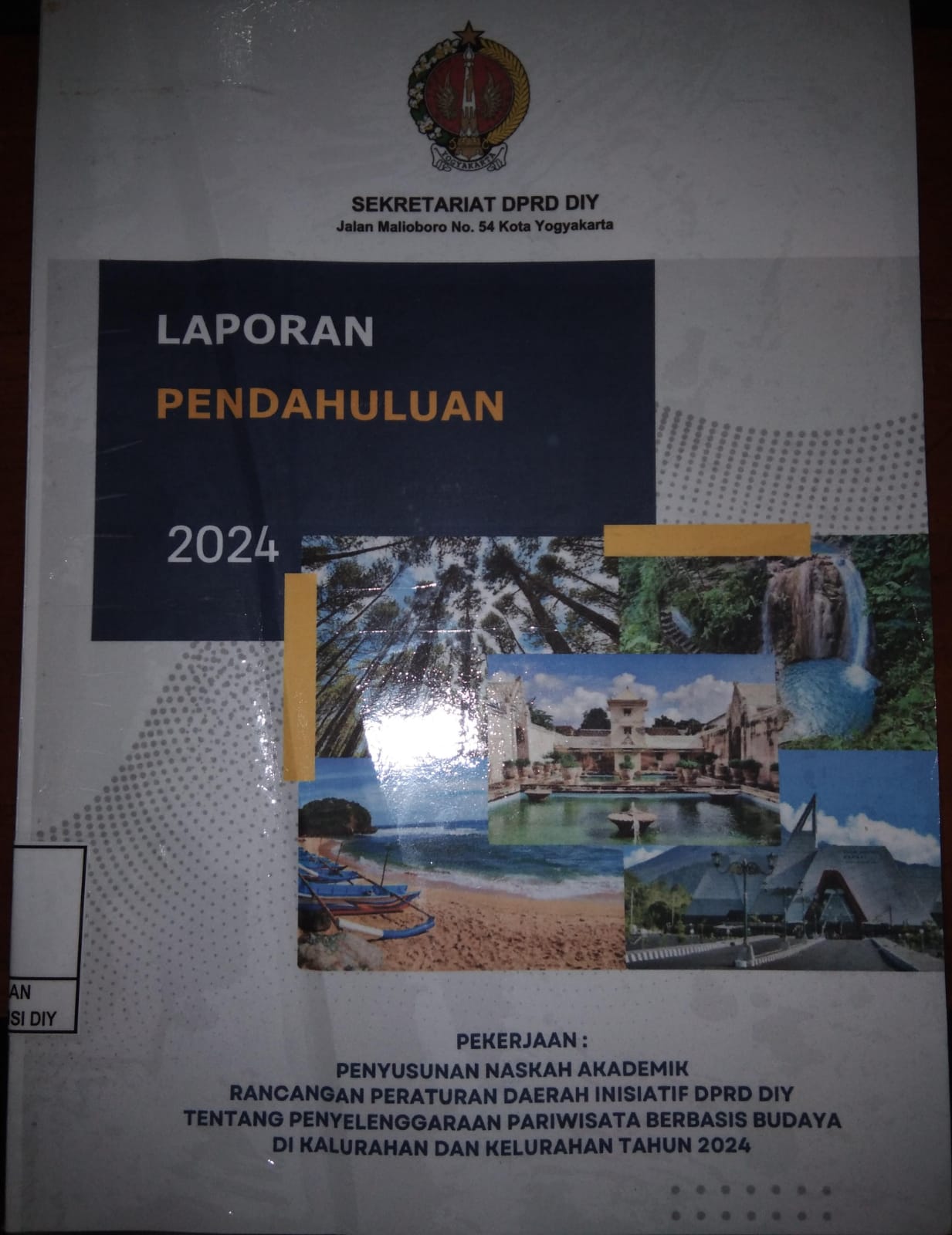 Laporan Pendahuluan Penyusunan Naskah Akademik