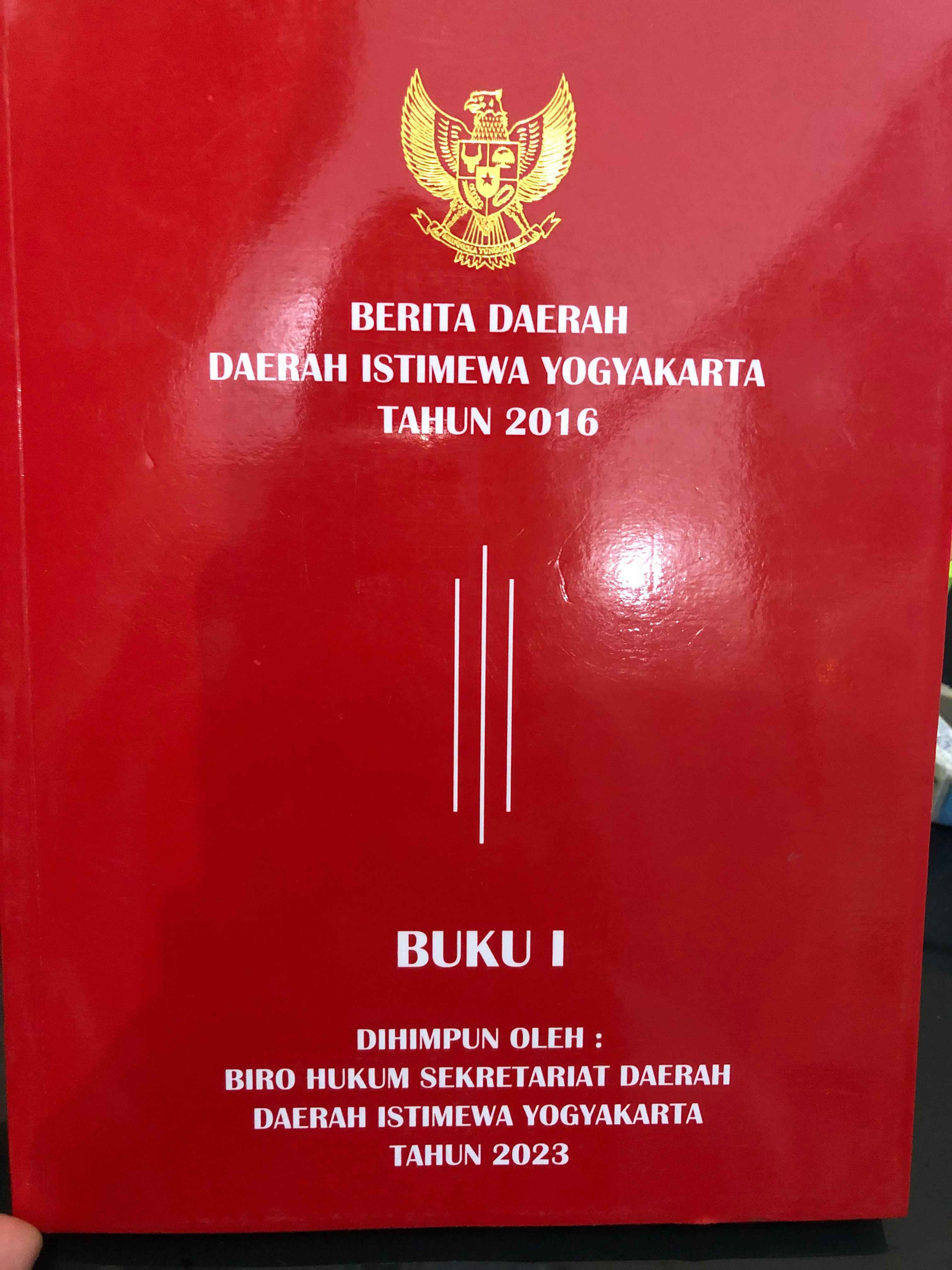 BERITA DAERAH DERAH ISTIMEWA YOGYAKARTA TAHUN 2016