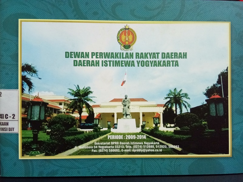 Dewan Perwakilan Rakyat Daerah Provinsi Daerah  Istimewa Yogyakarta: anggota DPRD Provinsi DIY Periode 2009-2014