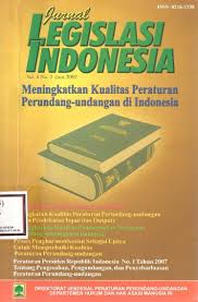 Gambar Jurnal Legislasi Indonesia [Meningkatkan Kualitas Peraturan Perundang-Undangan di Indnesia] -- Vol.4 No.2 juni 2007