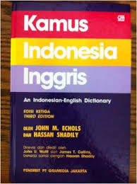 Gambar Kamus Indonesia - Inggris (An Indonesian-English Dictionary)