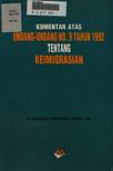 Gambar Komentar atas Undang-Undang Nomor 9 Tahun 1992 tentang Keimigrasian