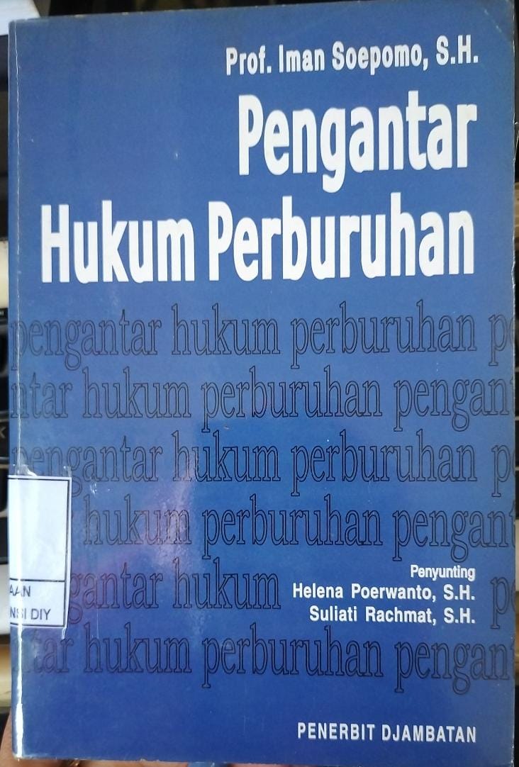 PENGANTAR HUKUM PERBURUHAN